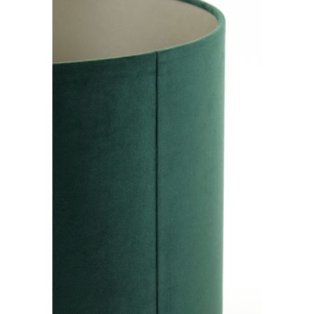 Light & Living - Cilinder lampenkap Velours - Groen - Ø50x38cm