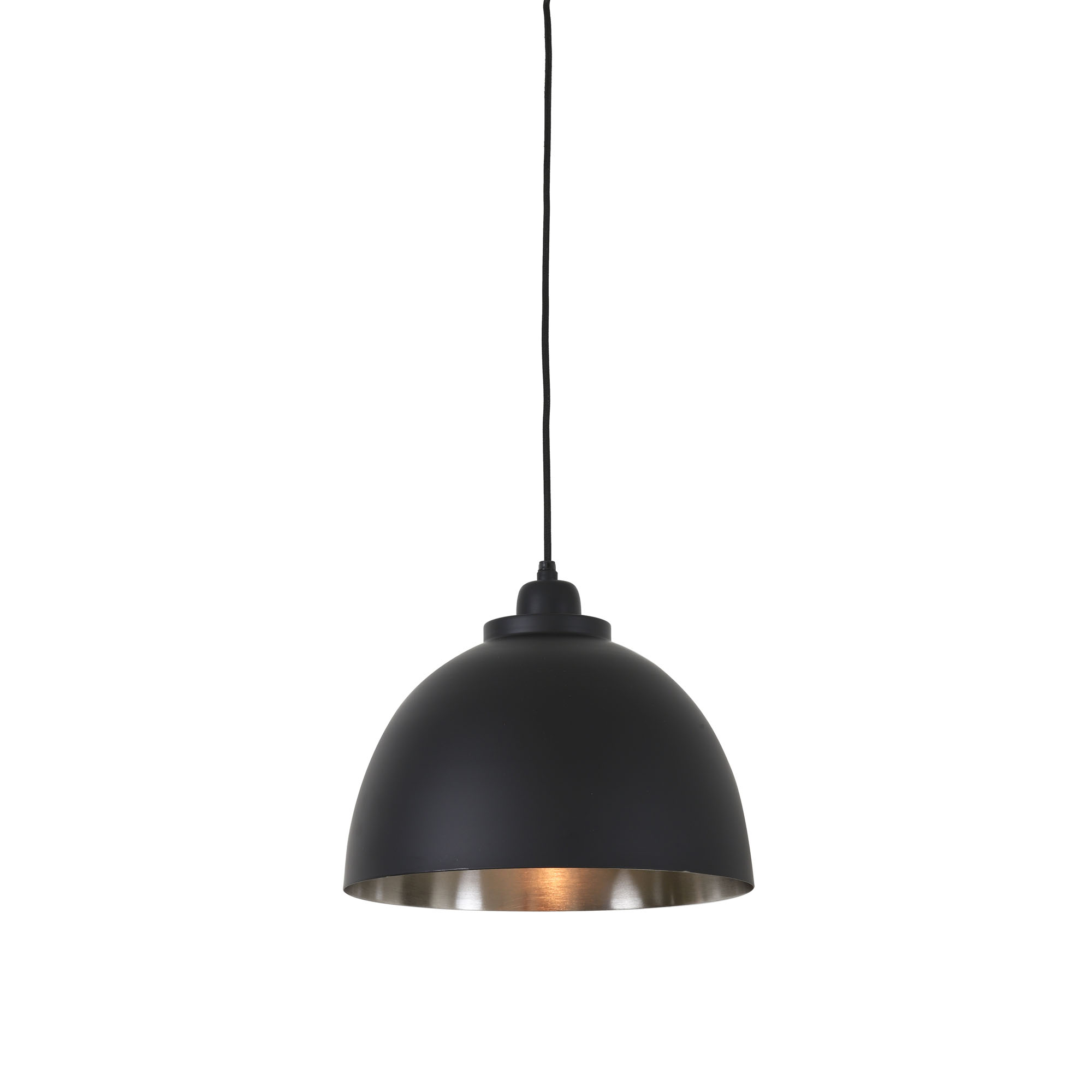 Light & Living Hanglamp Kylie - Zwart/Nikkel - Ø30x26cm