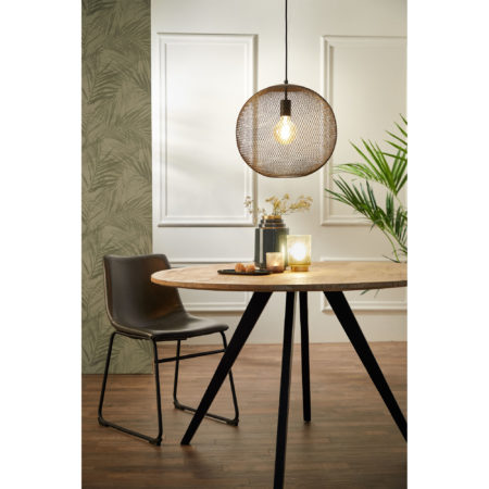 Light & Living - Hanglamp Reilley - Zwart - Ø40cm
