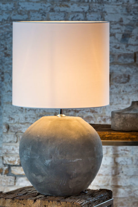 Light & Living - Cilinder lampenkap Polycotton - Wit - Ø50x38cm