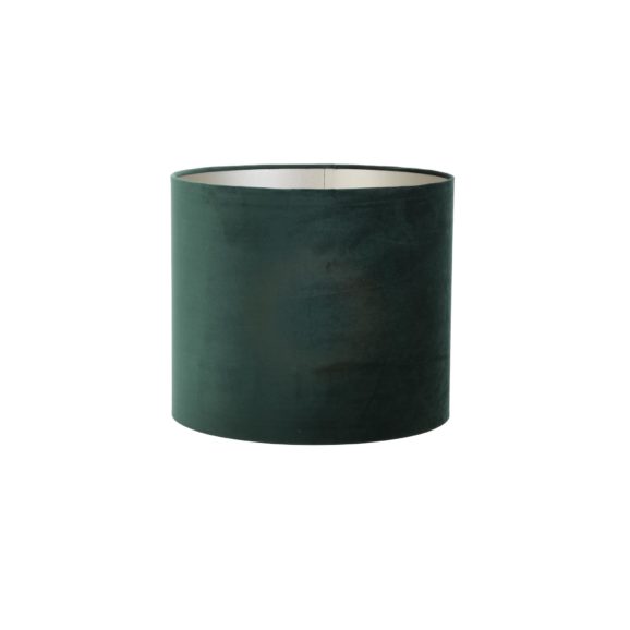 Light & Living - Cilinder lampenkap Velours - Groen - Ø50x38cm