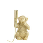 Tafellamp Monkey - Goud - 13x12