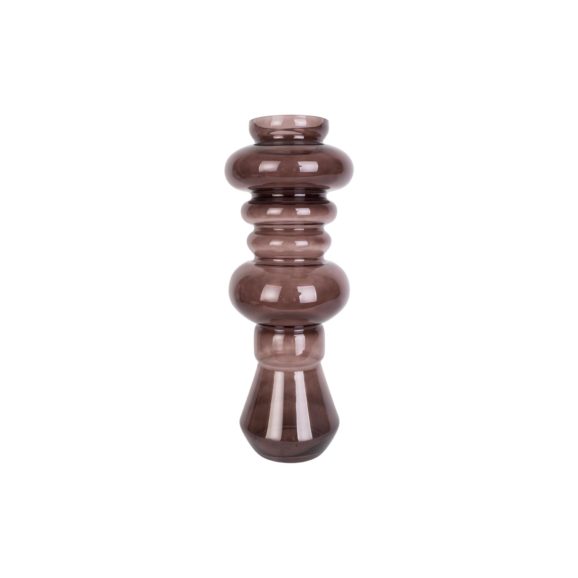 Bruin Vaas Morgana - Glas Chocolade Bruin - Large - 18x50cm
