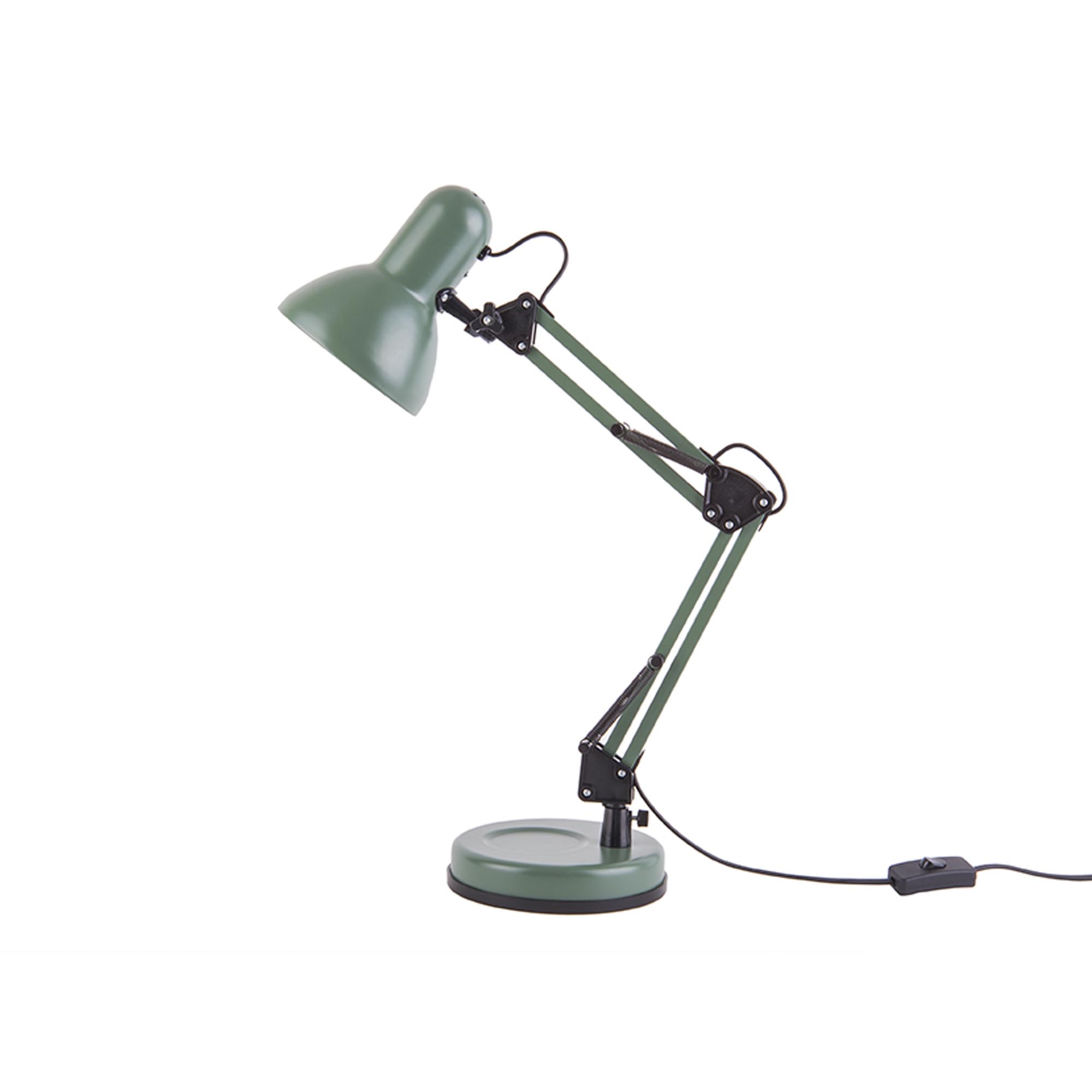 Leitmotiv Hobby - Bureaulamp - Staal - Ø12,5 x 55 cm - Groen