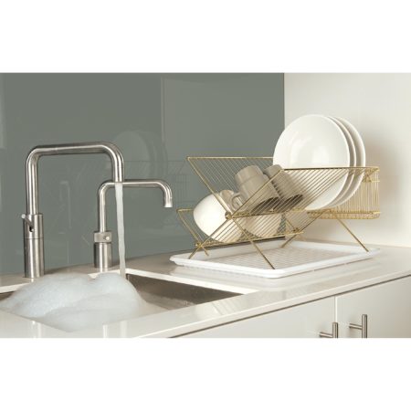 - Dish rack gold plated