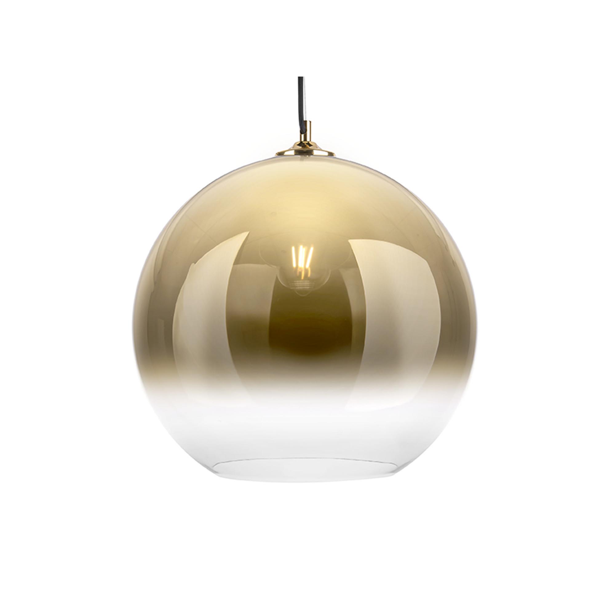Leitmotiv Hanglamp Bubble 40 X 37 Cm E27 Glas 40w Goud