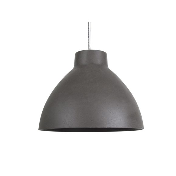 Grijs Hanglamp Sandstone Look - Donker Grijs - Large - 43x33cm