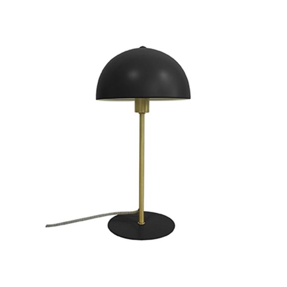 Leitmotiv - Tafellamp Bonnet - Metaal Zwart - 20x20x39cm