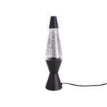 Zwart Tafellamp Glitter - Zwart - 37x10cm