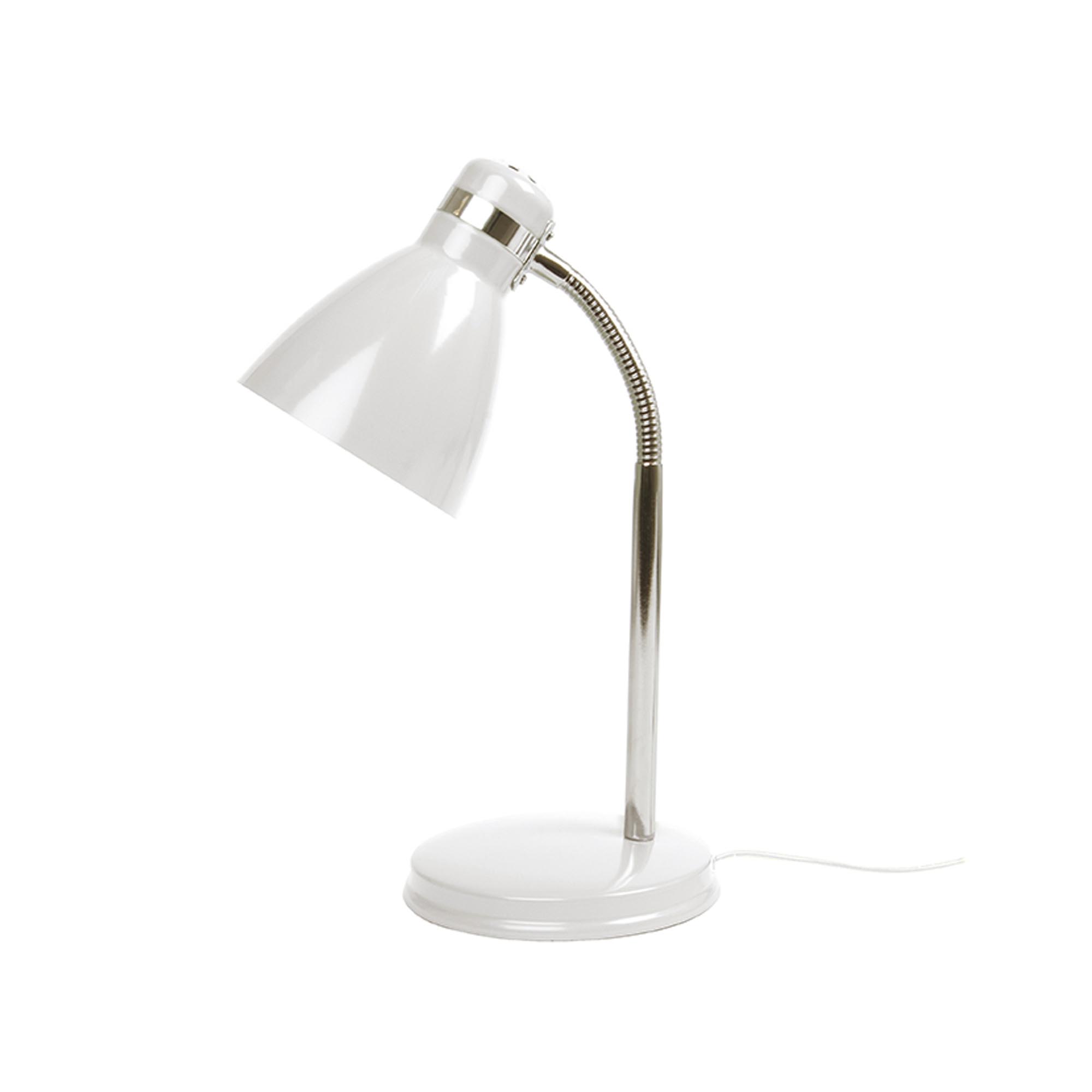 Leitmotiv - Table lamp Study metal white
