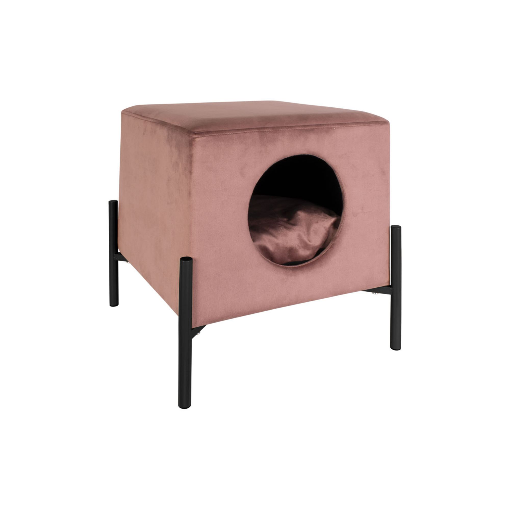 Leitmotiv - Huisdieren Sofa Snog Velvet - kat - hond - Roze