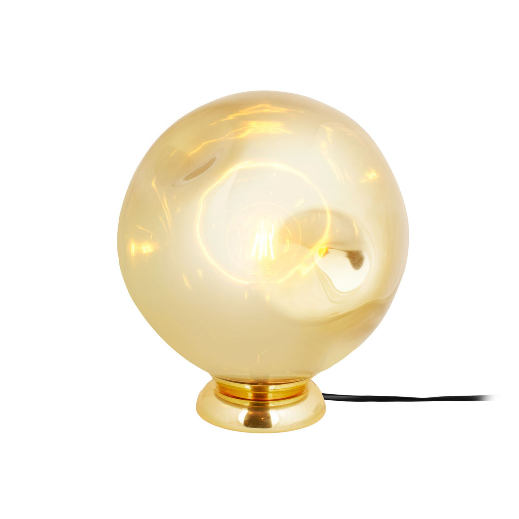 Table lamp Blown round - Gold plated