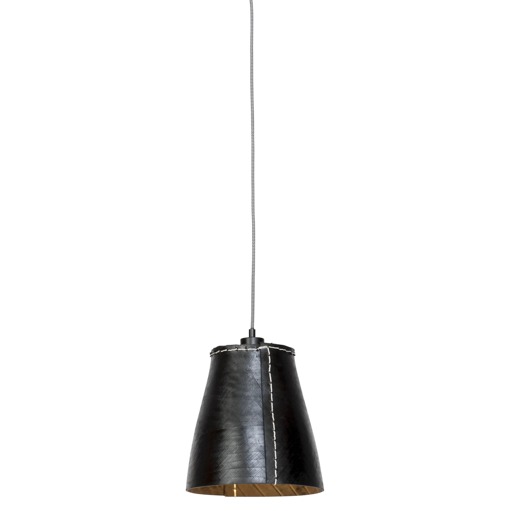 GOOD&MOJO - AMAZON - Hanglamp - ⌀26 cm - 1 licht - Zwart