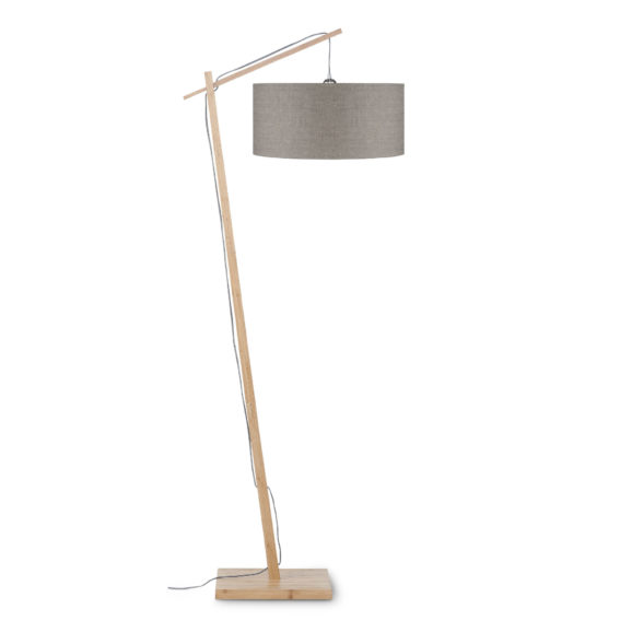 GOOD&MOJO - Vloerlamp Andes - Bamboe/Taupe - 72x47x176cm