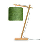 GOOD&MOJO - Tafellamp Andes - Bamboe/Groen - 30x18x46cm