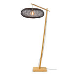GOOD&MOJO - Vloerlamp Cango - Bamboe/Zwart- 80x60x176cm