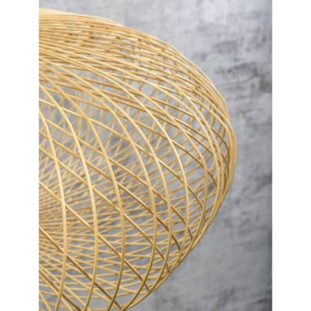 - Wandlamp Cango - Bamboe Zwart/Naturel - 105x60x60cm