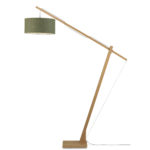 GOOD&MOJO - Vloerlamp Montblanc - Bamboe/Groen - 175x47x207cm