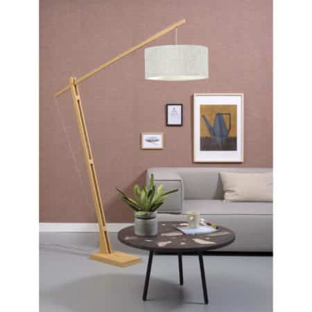 GOOD&MOJO - Vloerlamp Montblanc - Bamboe/Naturel - 175x47x207cm