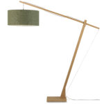 GOOD&MOJO - Vloerlamp Montblanc - Bamboe/Groen - 175x60x207cm