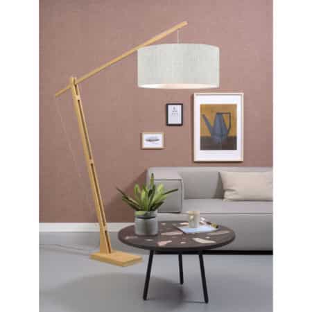 GOOD&MOJO - Vloerlamp Montblanc - Bamboe/Naturel - 175x60x207cm