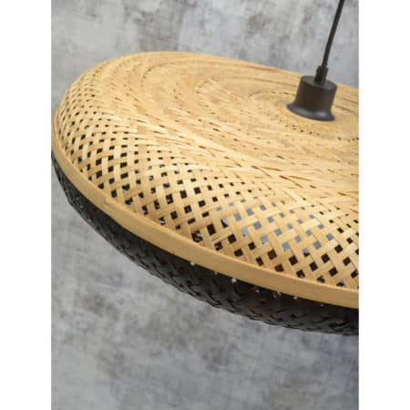 GOOD&MOJO - Hanglamp Palawan - Bamboe/Zwart - Ø60cm
