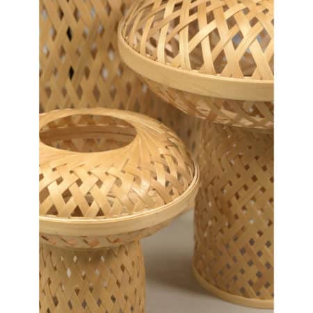 GOOD&MOJO - Tafellamp Palawan - Bamboe - Set