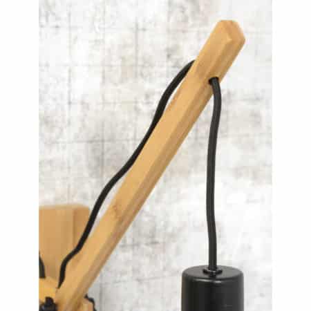 - Wandlamp Palawan - Bamboe/Wit - 55x40x45cm