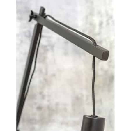 - Wandlamp Palawan - Bamboe Zwart/Wit - 105x60x55cm