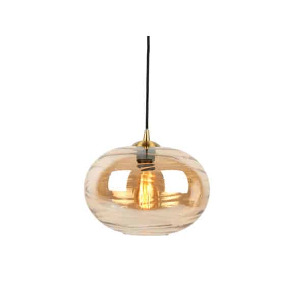 Leitmotiv - Hanglamp Glamour Sphere - Bruin - Ø30cm
