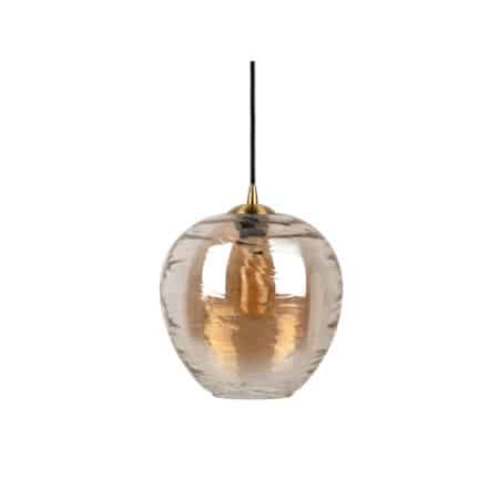 Leitmotiv - Hanglamp Glamour Globe - Bruin - Ø25cm
