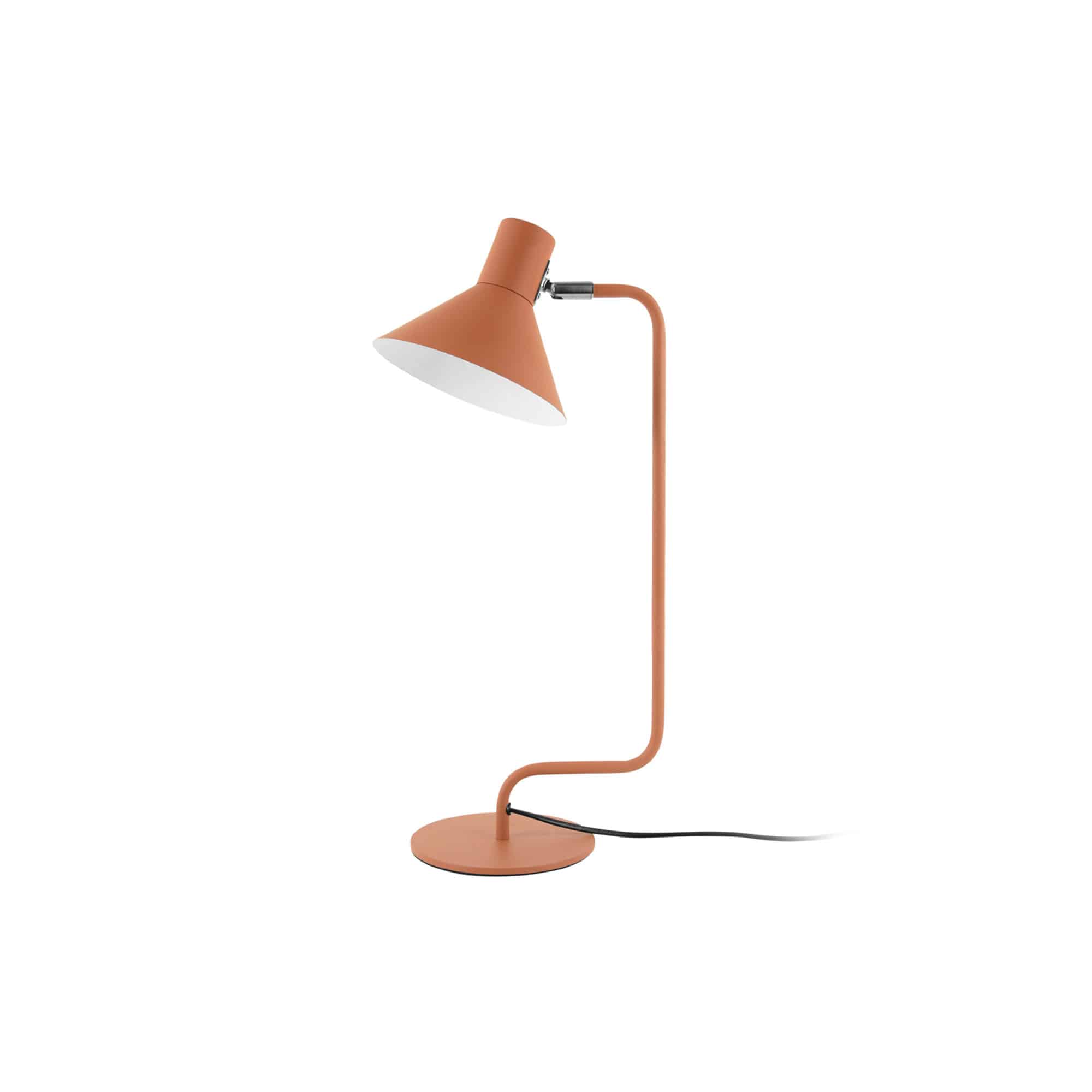 Leitmotiv - Tafellamp Office Curved - Oranje - 18x21