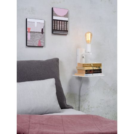 it's about RoMi - Wandlamp Florence - Wit - 24x22x25cm