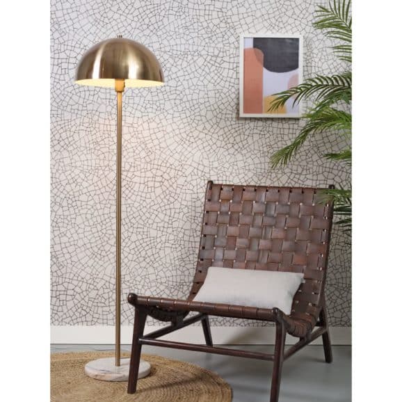 it's about RoMi - Vloerlamp Toulouse - Goud/Marmer - Ø40cm