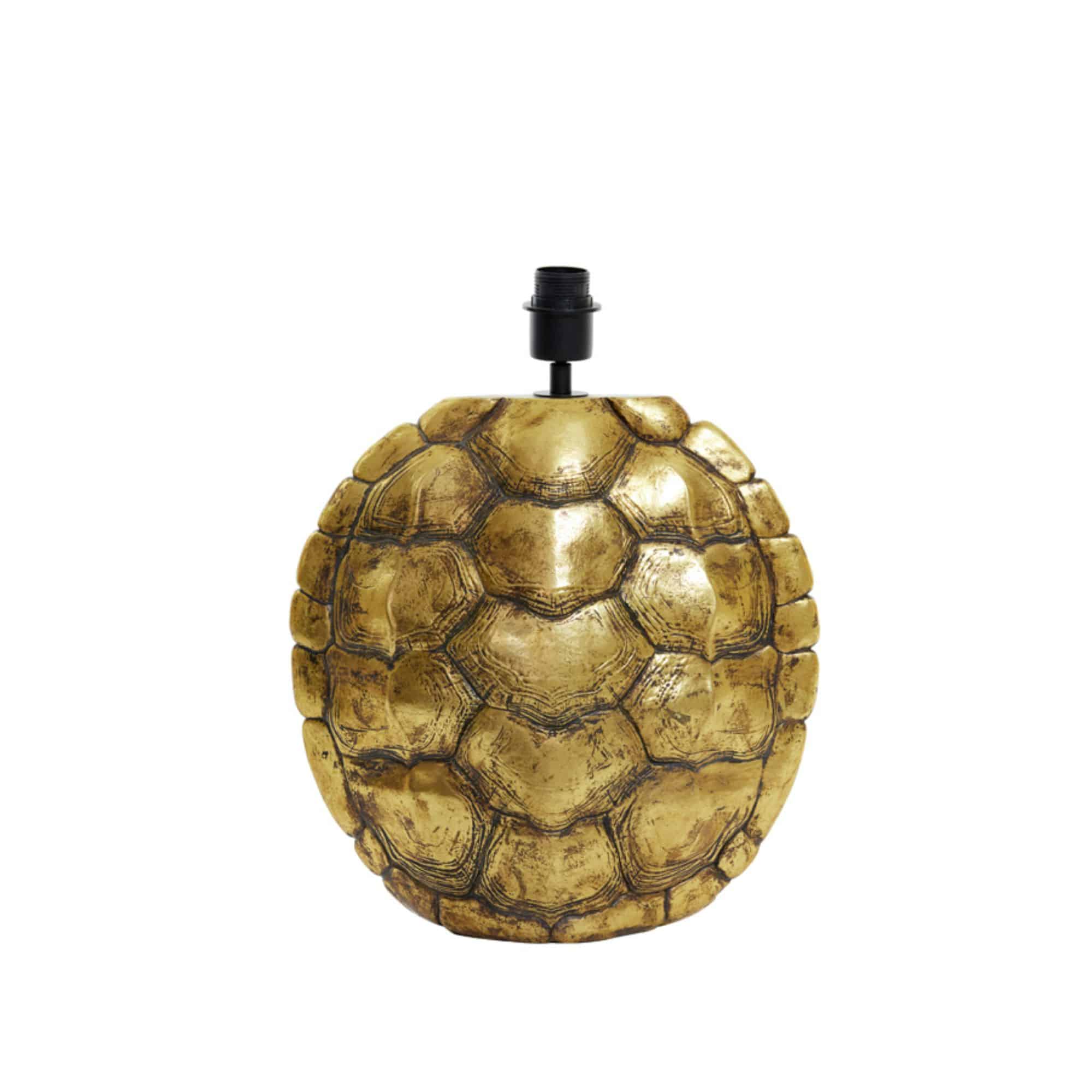 Light & Living - Lampvoet Turtle 28x12x38 cm - Antiek Brons - Schildpad