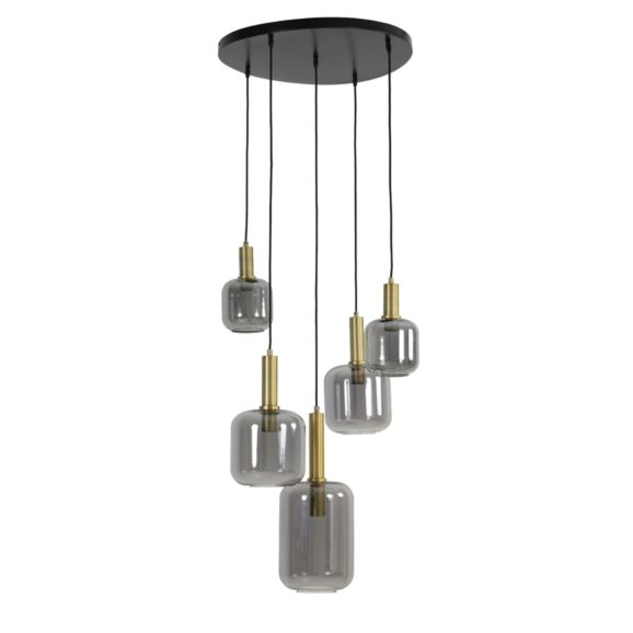 Light & Living - Hanglamp Lekar - Antiek Brons - 5L Ø66cm