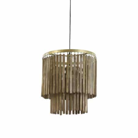 Light & Living - Hanglamp Gularo - Bruin - Ø45cm