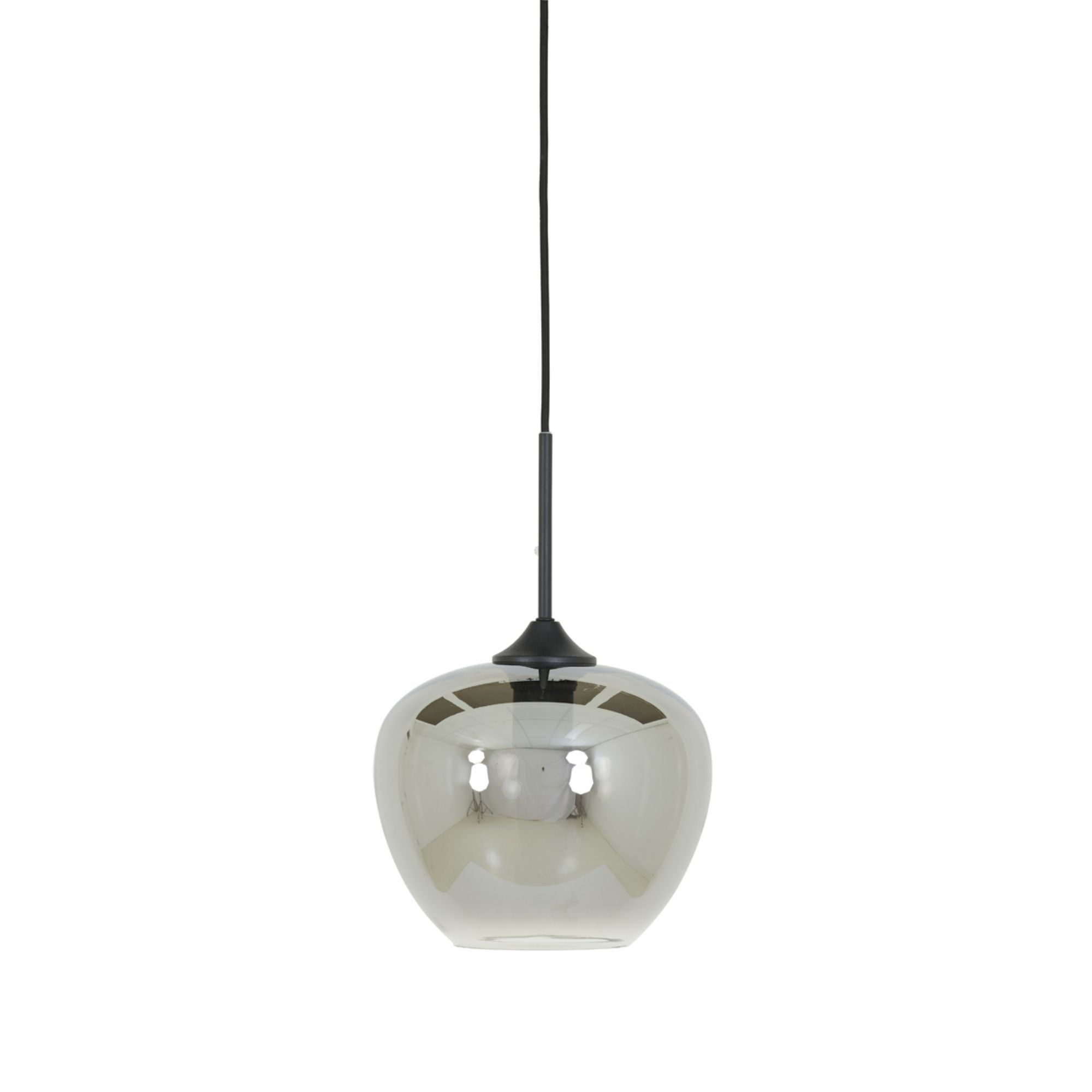 Light & Living - Hanglamp Mayson - Grijs - Ø23cm