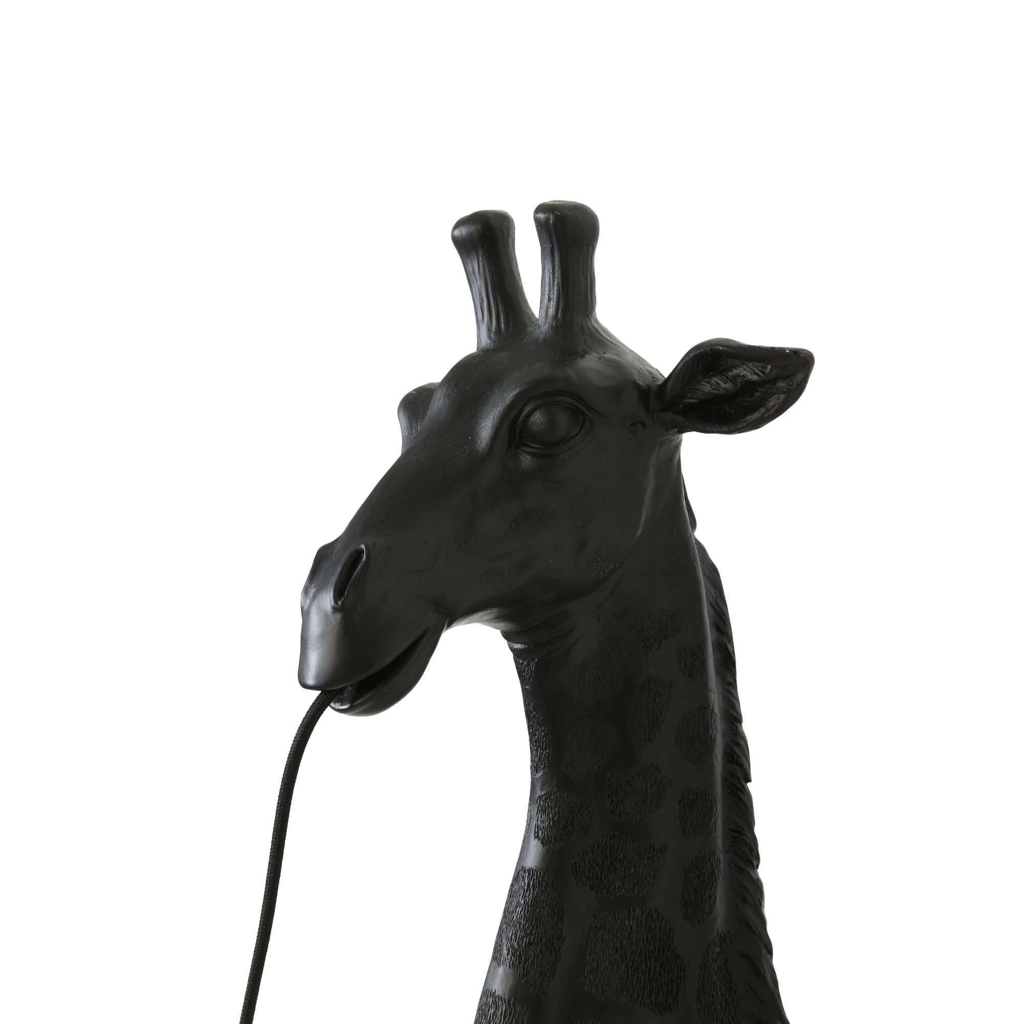 Light & Living Wandlamp Giraffe - Zwart - 20,5x19x61 cm
