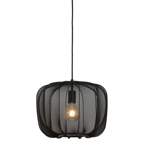Light & Living - Hanglamp Plumeria - Zwart - Ø40cm