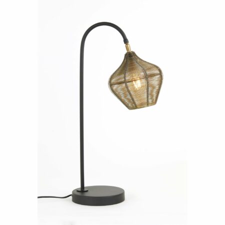 Light & Living - Tafellamp Alvaro - Antiek Brons - 27x20x61 cm