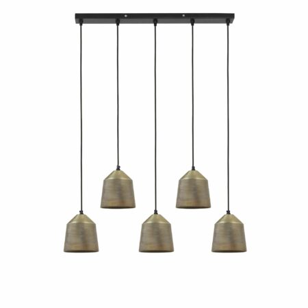 Light & Living - Hanglamp Lilou - Antiek Brons - 75x16x110cm - 5L