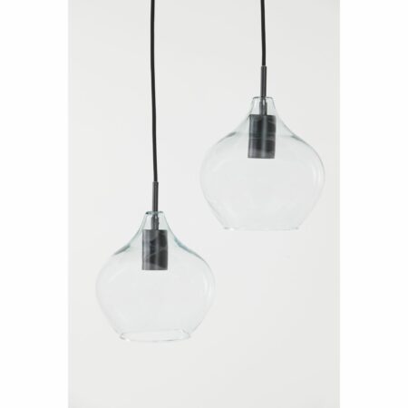 Light & Living - Hanglamp Rakel - Zwart - 104x20x120cm - 5L