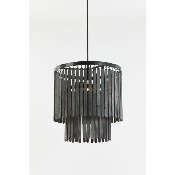 Light & Living - Hanglamp Gularo - Zwart - Ø45cm