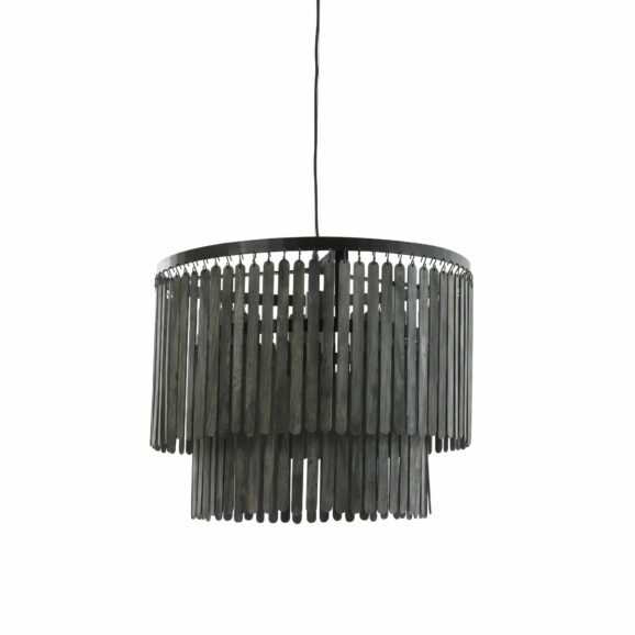 Light & Living - Hanglamp Gularo - Zwart - Ø60cm