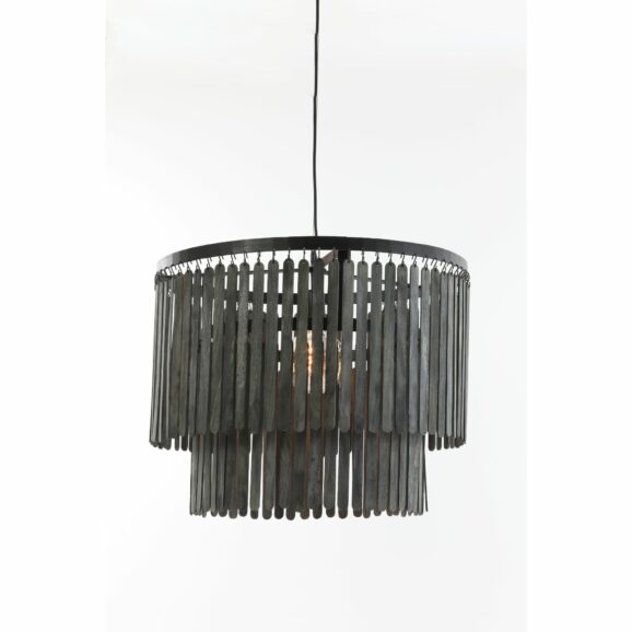 Light & Living - Hanglamp Gularo - Zwart - Ø60cm