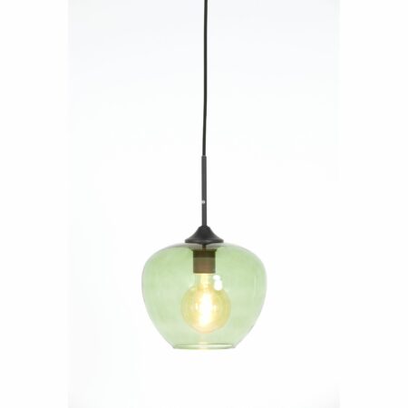Light & Living - Hanglamp Mayson - Glas Groen - Ø23cm