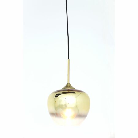 Light & Living - Hanglamp Mayson - Glas Goud - Ø23cm