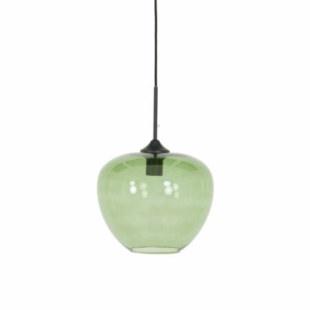 Light & Living - Hanglamp Mayson - Glas Groen - Ø30cm