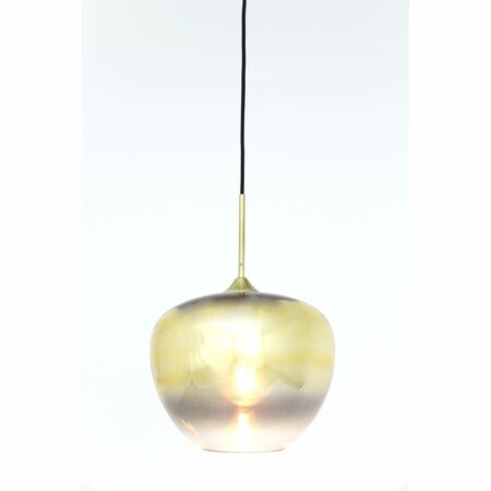 Light & Living - Hanglamp Mayson - Glas Goud - Ø30cm